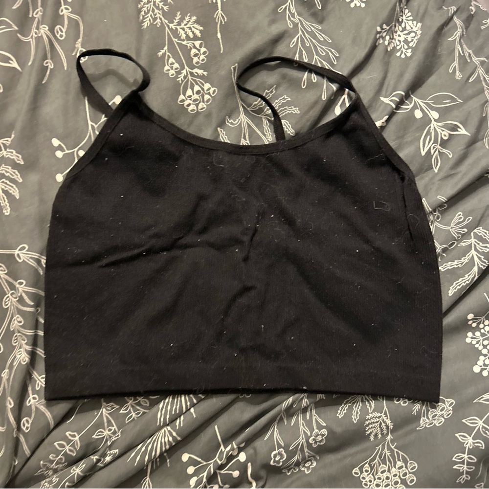 Black Women's Crop Top